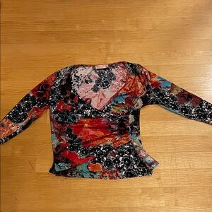 4/ $20 Tango Mango Multi Color Patterned Top
